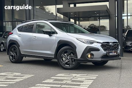 Silver 2024 Subaru Crosstrek Wagon AWD 2.0L