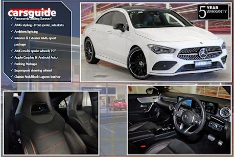 White 2022 Mercedes-Benz CLA250 Coupe 4Matic