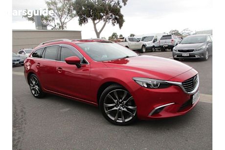 Red 2016 Mazda Mazda6 Wagon ATENZA F