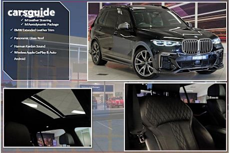 Black 2020 BMW X7 SUV M50I 4X4