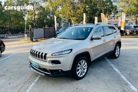 Yellow 2015 Jeep Cherokee Wagon LIMITED (4x4) KL MY15
