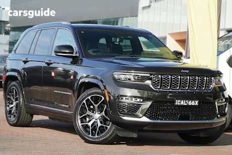 Black 2023 Jeep Grand Cherokee Wagon Summit Reserve 4XE Phev (4X4)