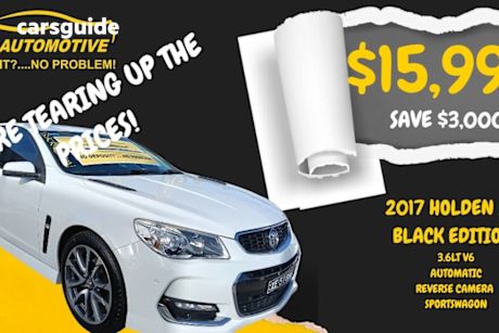 White 2017 Holden Commodore Sportswagon Sv6