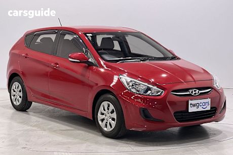 Red 2016 Hyundai Accent Hatch ACTIVE F