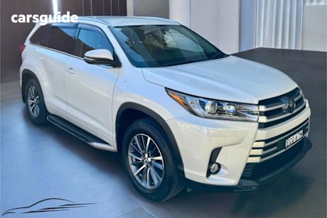 White 2019 Toyota Kluger Wagon GXL (4X4)