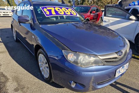 Blue 2011 Subaru Impreza Hatchback R (awd)