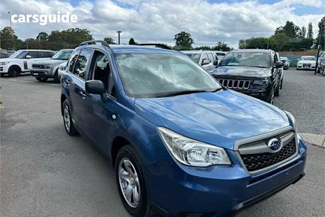 Blue 2014 Subaru Forester Wagon 2.5I