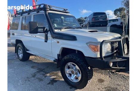 White 2012 Toyota Landcruiser SUV WORKMATE 4X4
