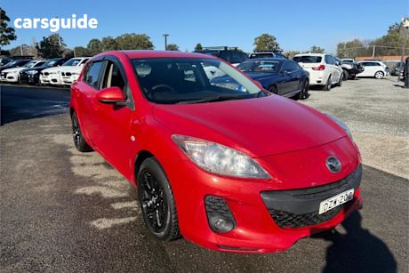 Red 2013 Mazda 3 Hatchback NEO