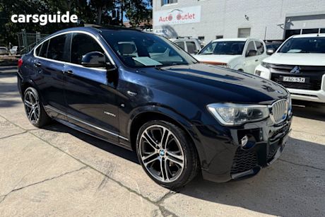 Black 2017 BMW X4 Coupe Xdrive 35D