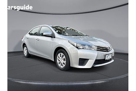 Silver 2014 Toyota Corolla Sedan Ascent