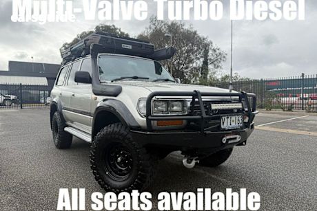 Silver 1995 Toyota Landcruiser Wagon GXL (4X4)