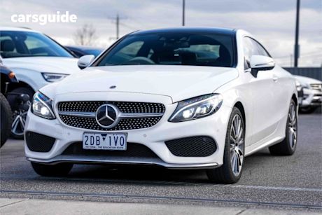White 2017 Mercedes-Benz C250 Coupe D