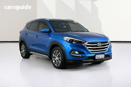 Blue 2017 Hyundai Tucson Wagon Active X (fwd)