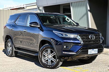Blue 2021 Toyota Fortuner SUV GXL 4X4