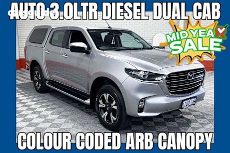 Silver 2021 Mazda BT-50 Dual Cab Pick-up XTR (4X2)