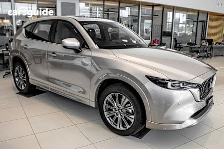 Silver 2025 Mazda CX-5 SUV G35 AKERA 4X4