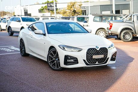 White 2022 BMW 420i Coupe M Sport