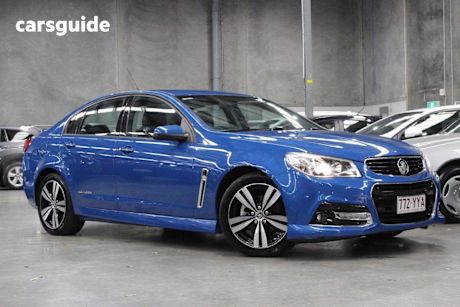 Blue 2015 Holden Commodore Sedan SV6 Storm