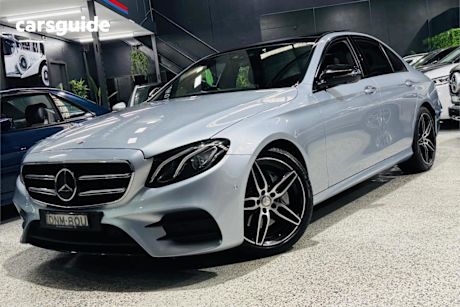 Silver 2017 Mercedes-Benz E200 Sedan