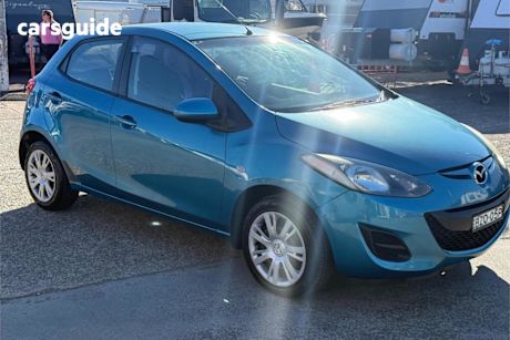 Blue 2011 Mazda 2 Hatchback NEO