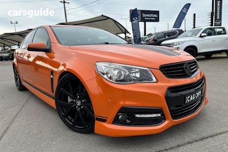 Orange 2014 Holden Commodore Sedan SS Storm