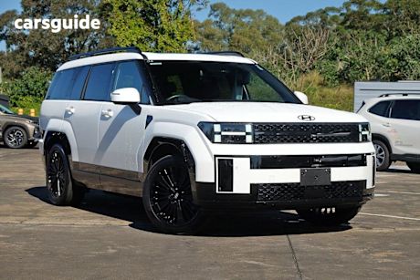 White 2024 Hyundai Santa FE SUV HYBRID CALLIGRAPHY 4X4
