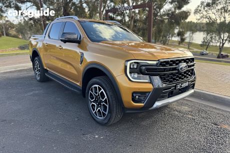 Yellow 2025 Ford Ranger Double Cab Pick Up Wildtrak 3.0 (4X4)