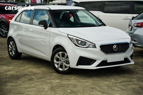 White 2022 MG MG3 Hatchback Core