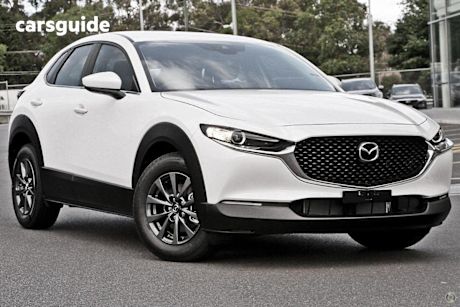 White 2025 Mazda CX-30 SUV G20 PURE F