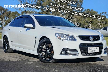 White 2015 Holden Commodore Sedan SS-V Redline