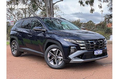 Blue 2024 Hyundai Tucson SUV ELITE 4X4