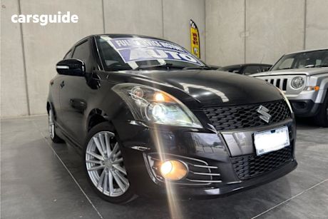 Black 2012 Suzuki Swift Hatchback Sport