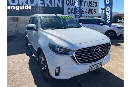 White 2024 Mazda BT-50 Dual Cab Chassis XTR (4X4)