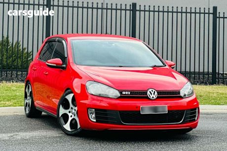 Red 2013 Volkswagen Golf Hatch GTI VII MY14