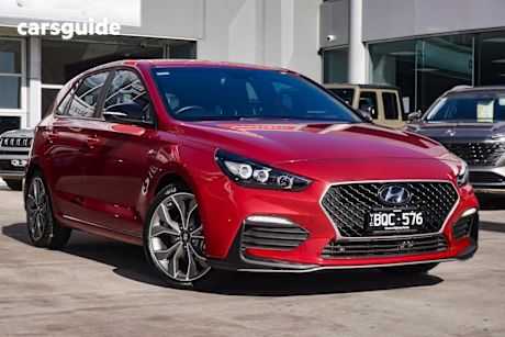 Red 2020 Hyundai I30 Hatch N LINE F
