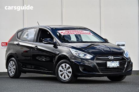 Black 2015 Hyundai Accent Hatchback Active