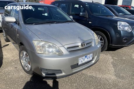 Silver 2005 Toyota Corolla Hatchback Ascent Seca