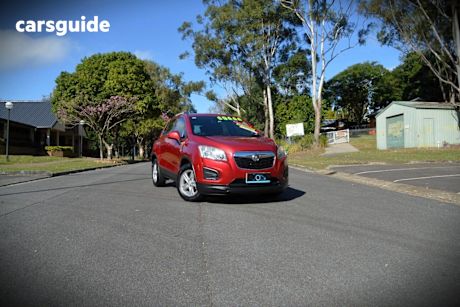 Red 2013 Holden Trax Wagon LS