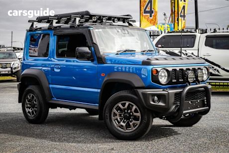 Blue 2022 Suzuki Jimny Wagon