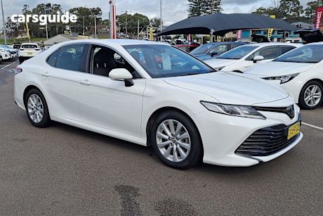 White 2020 Toyota Camry Sedan Ascent