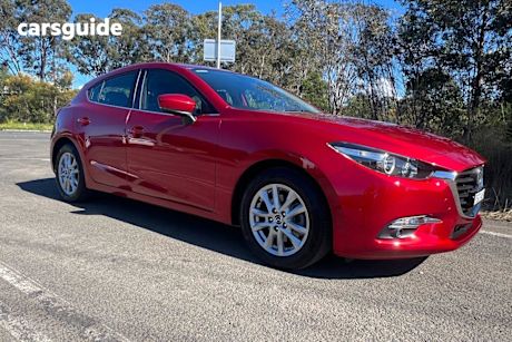 Red 2017 Mazda Mazda3 Hatch TOURING F