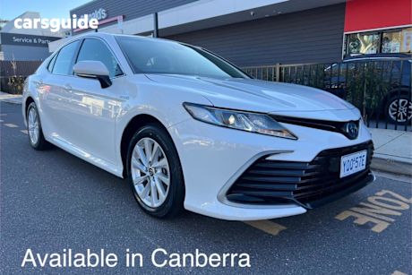 White 2023 Toyota Camry Sedan Ascent Hybrid