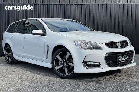 White 2017 Holden Commodore Sportswagon SV6