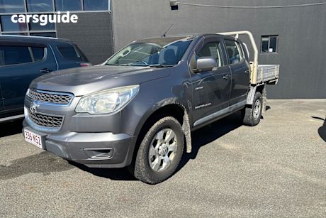 Grey 2013 Holden Colorado Crew Cab Pickup LX (4X4)
