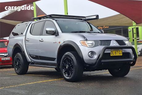 Silver 2008 Mitsubishi Triton Double Cab Utility GLX-R (4X4)