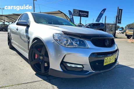 Silver 2015 Holden UTE Utility SS-V Redline