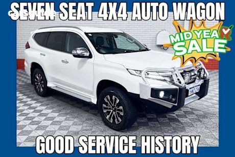 White 2022 Mitsubishi Pajero Sport Wagon GLS (4WD) 7 Seat