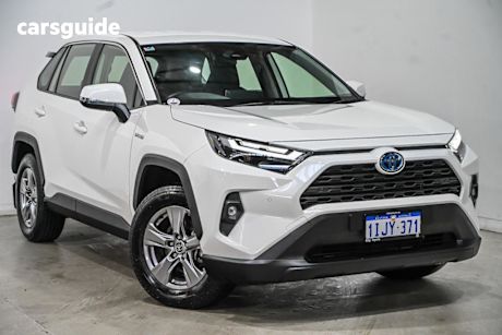 White 2024 Toyota RAV4 Wagon GX (2WD) Hybrid