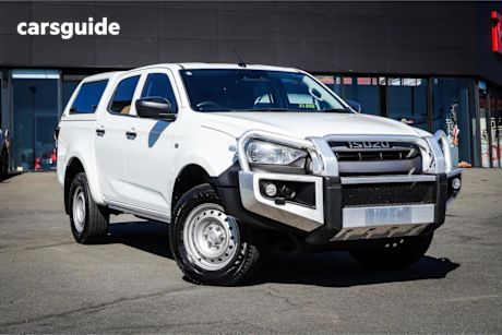 White 2020 Isuzu D-MAX Crew Cab Utility SX (4X2)